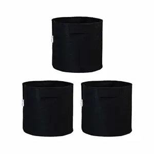 Felt Plant Grow Bag - Black (6X6 Inches)