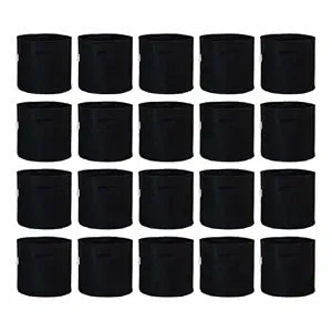 Felt Plant Grow Bag - Black (10X10 Inches)