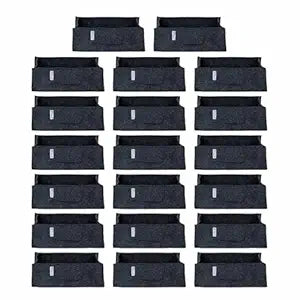 Square Felt Plant Grow Bag (12X12X4 Dark Grey)