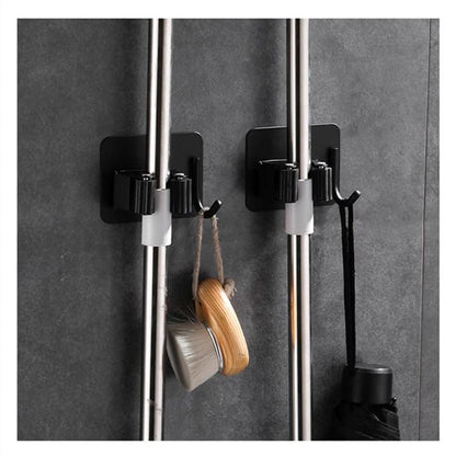 Self-Adhesive Mop & Broom Holder- 1Pc