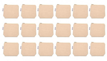 Reusable Eco-Friendly Multipurpose Cosmetic Organizer Bag for Skincare, Travel Accessories, Stationery & Daily Essentials - 9X6X2.5 Inch (6Pcs)