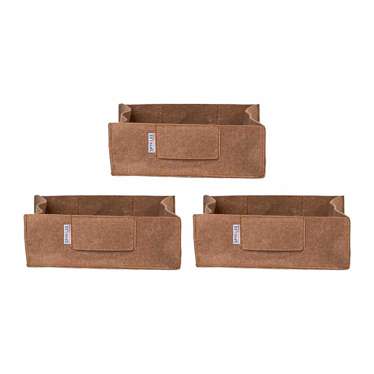Square Felt Plant Grow Bag (12X12X4 Beige)
