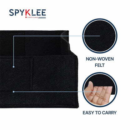 Square Felt Plant Grow Bag (12X12X4 Black)