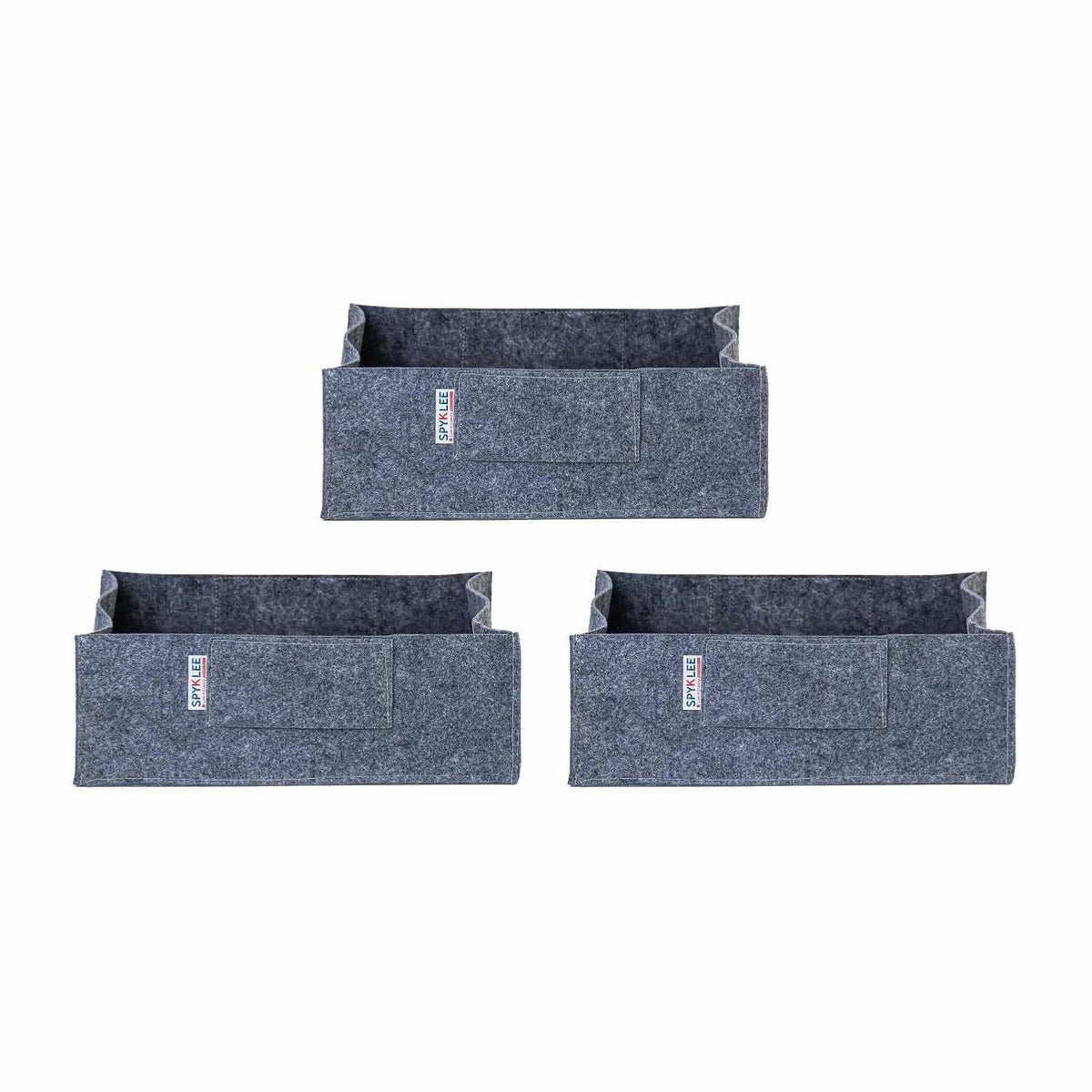 Square Felt Plant Grow Bag (12X12X4 Grey)