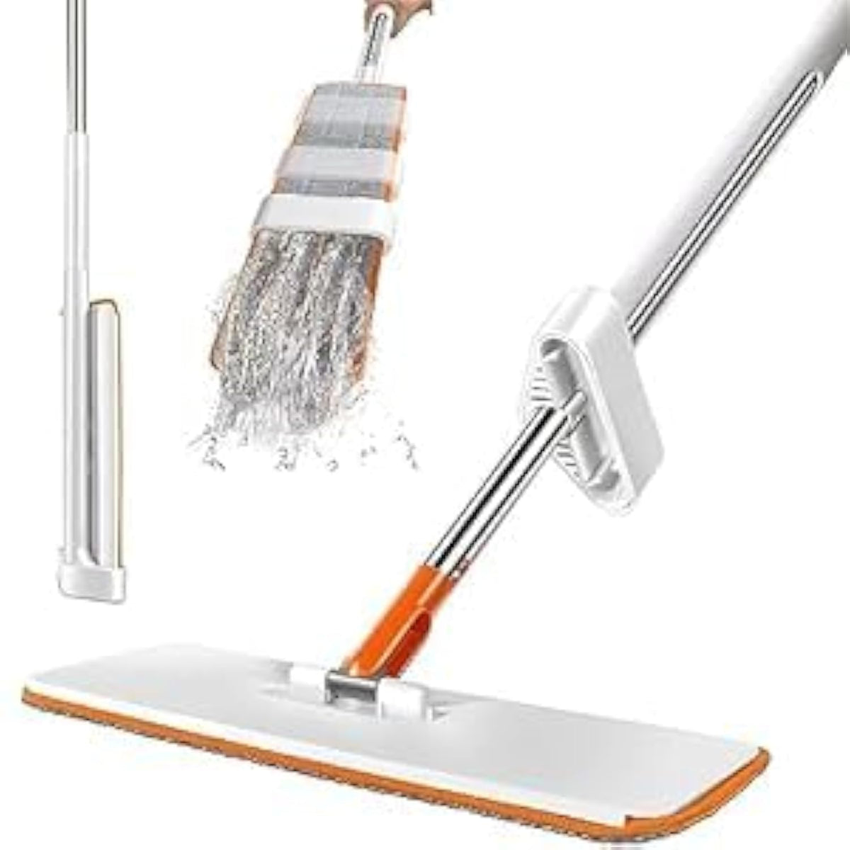 Flat Microfiber Magic Mop for Floor Cleaning ,1 Extra Microfiber Refill