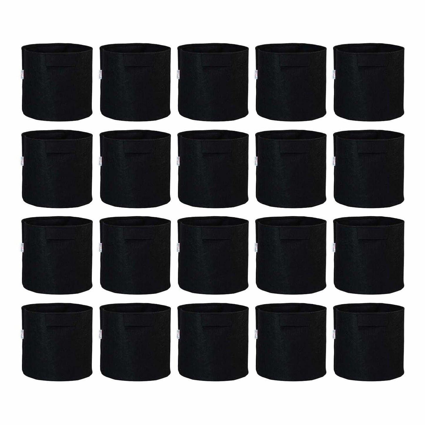 Felt Plant Grow Bag - Dark Grey(10X10 Inches)