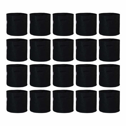 Felt Plant Grow Bag - Dark Grey(10X10 Inches)