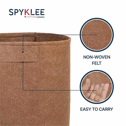 Felt Plant Grow Bag-Beige(8X8 Inches)