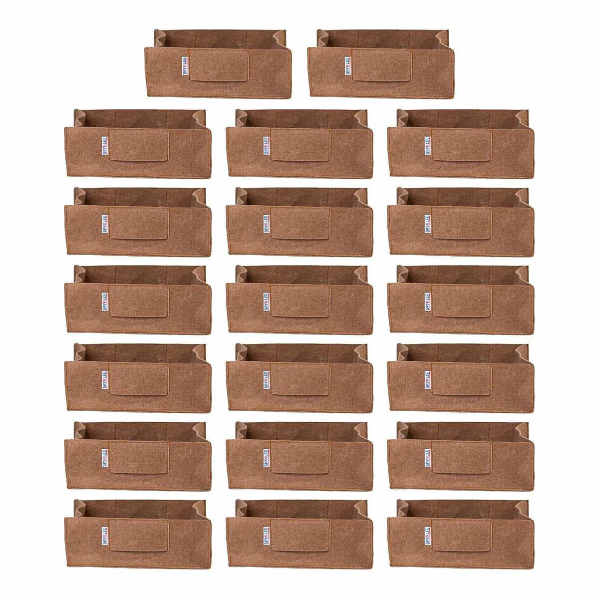Square Felt Plant Grow Bag (12X12X4 Beige)