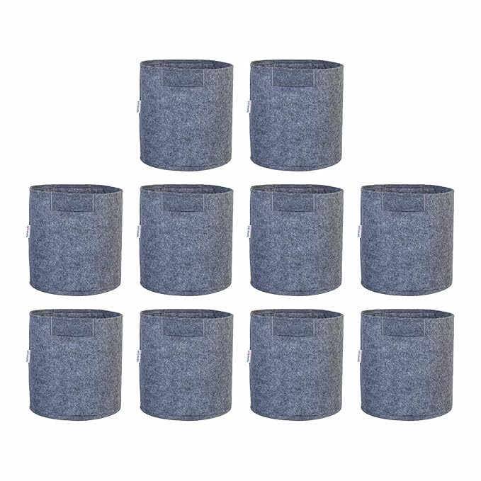 Plant Grow Bag -Grey(8X8 Inches)