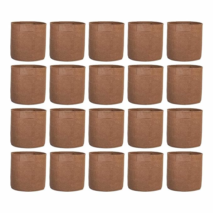 Felt Plant Grow Bag -Beige(12X12 Inches)