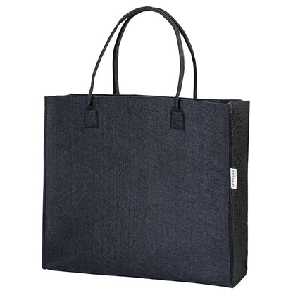 Recycled Non-Woven Felt Tote Bag - Black
