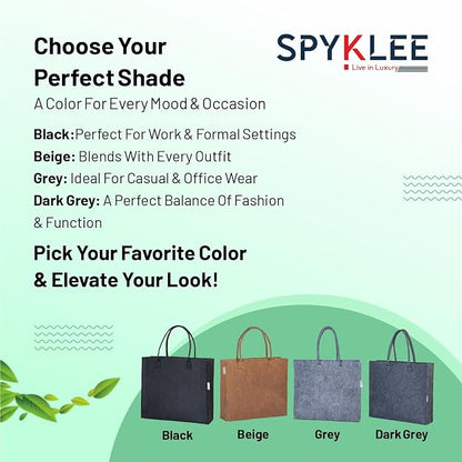 Recycled Non-Woven Felt Tote Bag - Brown