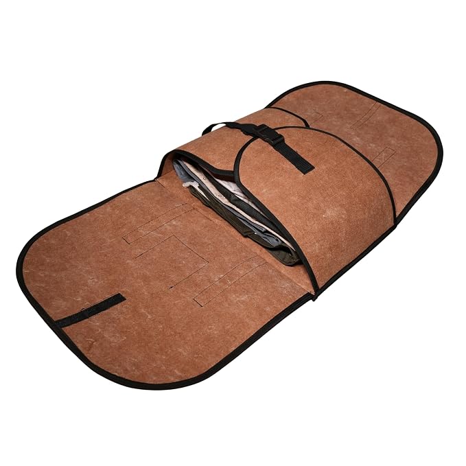 Travel Garment Bag with Handle | Felt Istri Bag | Ironed Clothes Organizer | Multipurpose Wardrobe Tote |