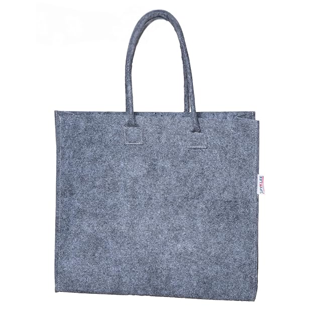 Recycled Non-Woven Felt Tote Bag - Grey