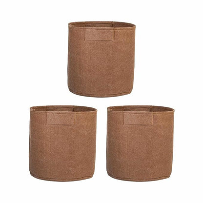 Felt Plant Grow Bag -Beige(12X12 Inches)