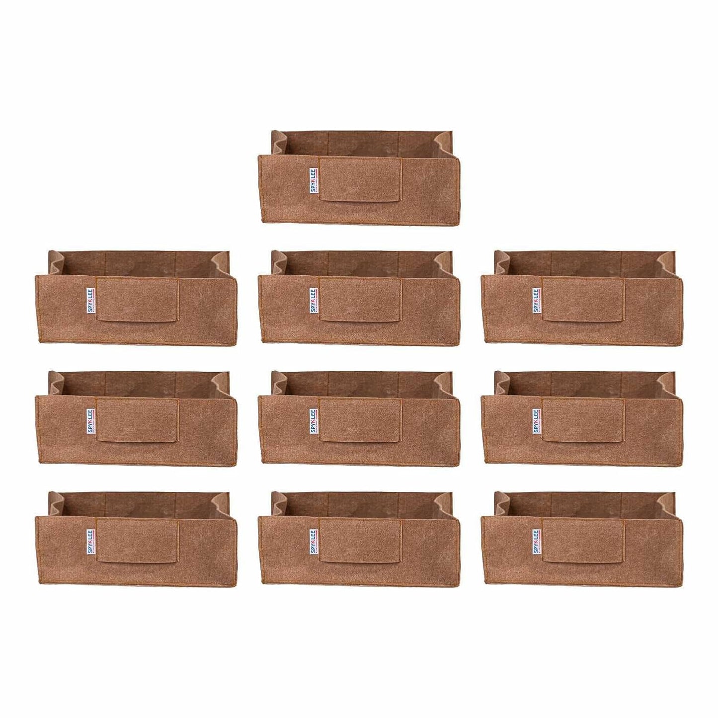 Square Felt Plant Grow Bag (12X12X4 Beige)
