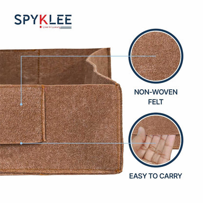 Square Felt Plant Grow Bag (12X12X4 Beige)