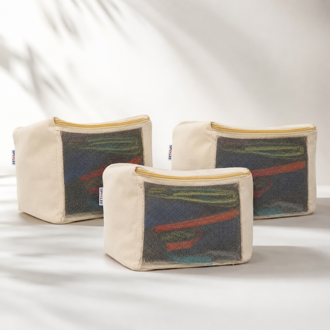 Cotton Canvas Clothes/chaniyacholi Storage Bags (17x14x7) Inches