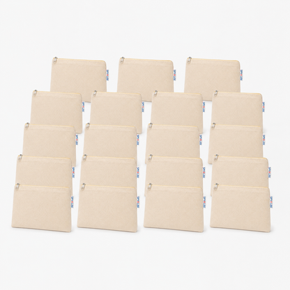 Reusable Eco-Friendly Multipurpose Organizer Pouches - 7.5X5 Inch