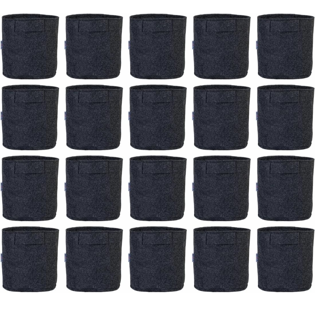 Felt Plant Grow Bag - Dark Grey(6X6 Inches)
