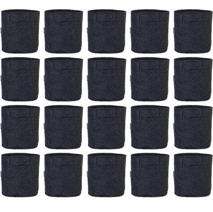 Felt Plant Grow Bag - Dark Grey(6X6 Inches)