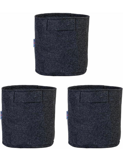 Felt Plant Grow Bag - Dark Grey(8X8 Inches)