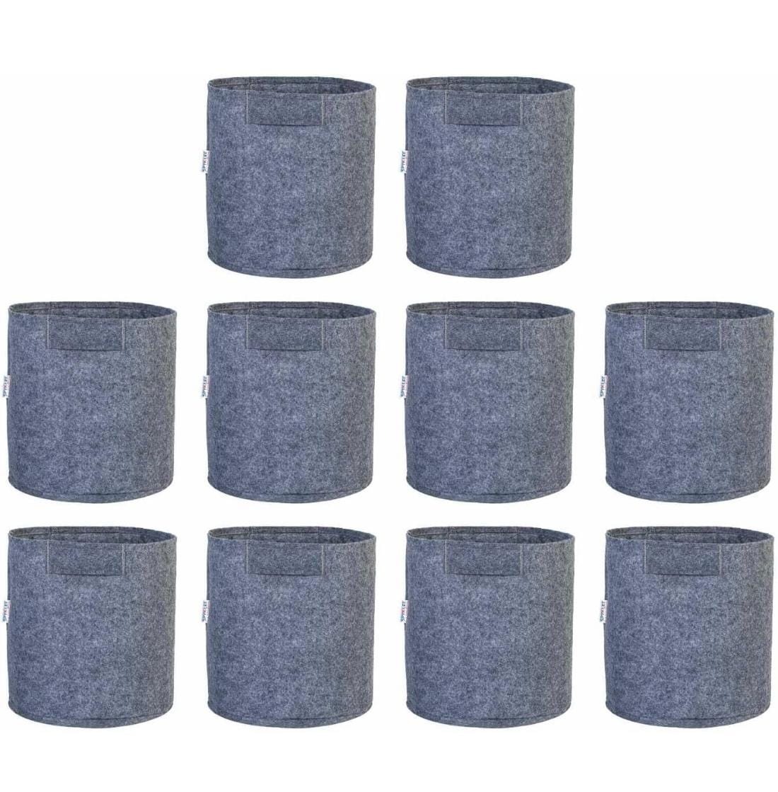 Plant Grow Bag -Grey(10X10 Inches)