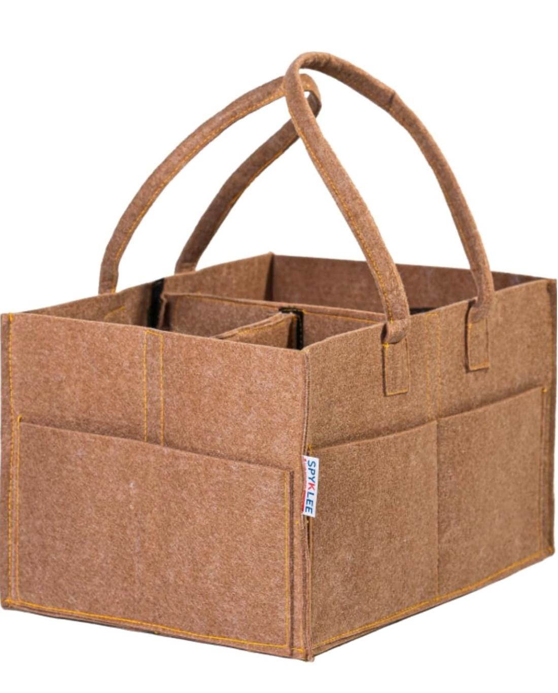 Baby Diaper Caddy Organizer - Beige
