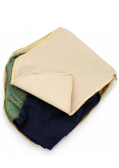 Cotton Canvas Blouse Organizer for Wardrobe (38 x 25 x 17) Inches