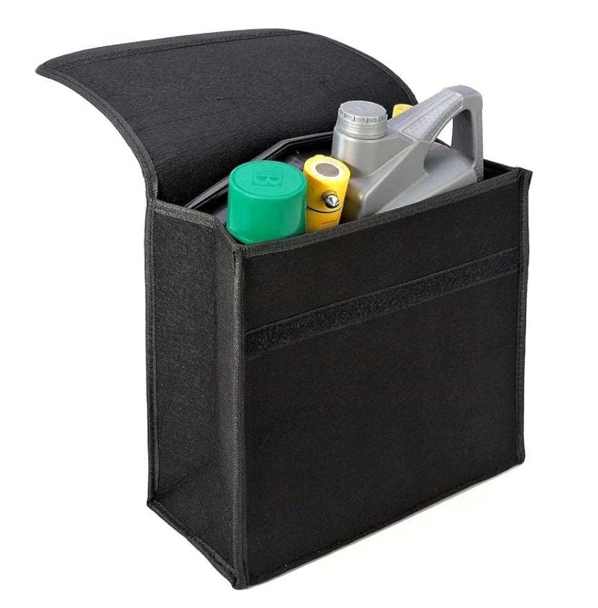Foldable Car Trunk Organizer - Dark Black (Medium)