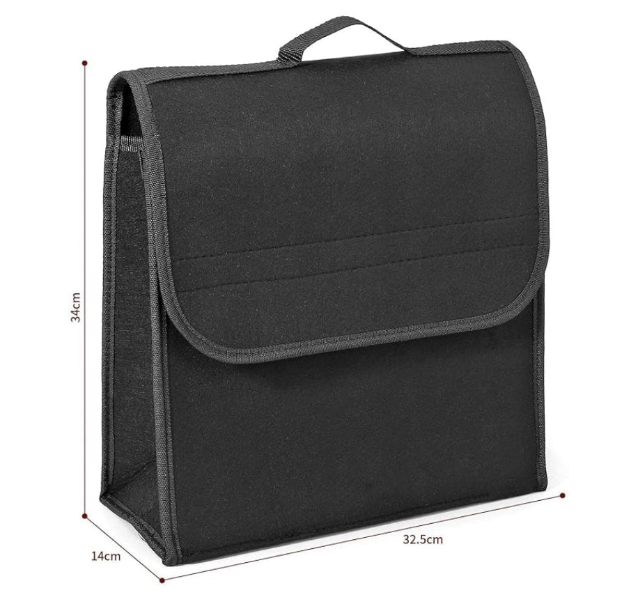 Foldable Car Trunk Organizer - Dark Black (Medium)