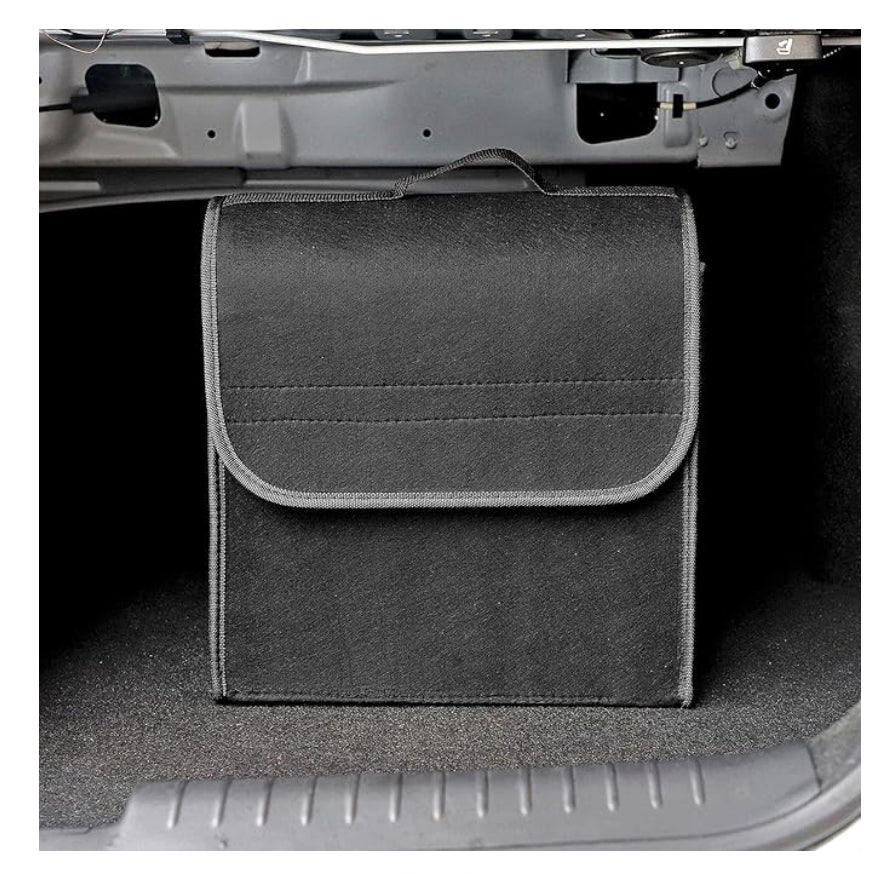 Foldable Car Trunk Organizer - Dark Black (Medium)