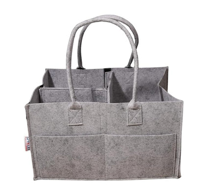 Baby Diaper Caddy Organizer - Grey